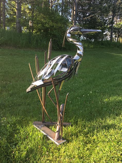 Metal Sculptures for Lake House 